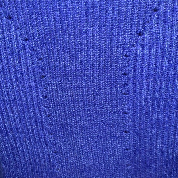 Bright Blue Oversized Sweater - Picture 10 of 12